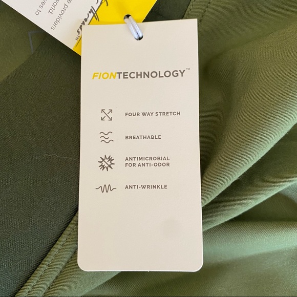 LIMITED EDITION FIGS KADE SCRUB PANTS-DARK OLIVE IN SIZE PETITE MEDIUM - Picture 4 of 13